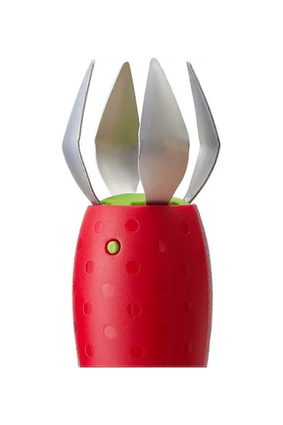 2 Adet Çilek Soyucu Ve Çilek Dilimleyici Seti, Çilek Sapı Ve Yapraklarını Ayıklamak İçin Diğer