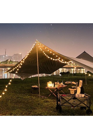 Çok Renkli Kamp Güneş Dize Işık Açık 200 Led Küçük Top Işık Bahçe Noel Partisi Dekorasyon Su Geçirmez Güneş Peri Masalı Işık Avlu Dekorasyon 5m 20leds Çok Renkli