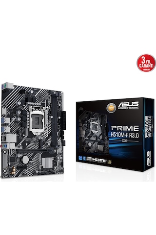Asus Prıme H510m-f R3.0-csm Intel H470 Lga1200 Hdmı Vga Anakart