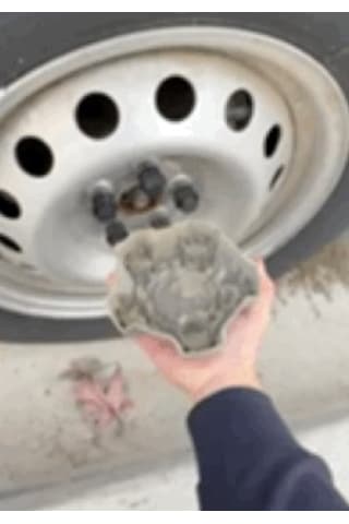 Ford Transit Uyumlu Sac Jant Göbek Kapağı - Bijon Kapatıcı Ve Koruyucu Kapak Takımı