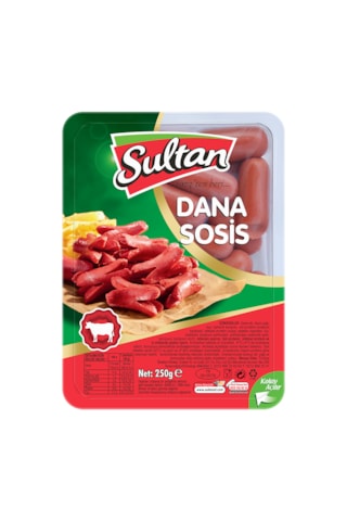 Sultan Etçi Kokteyl Sosis 250 G