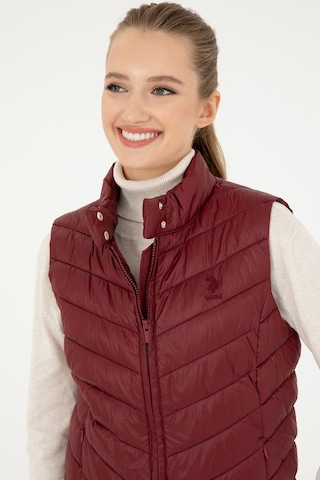 U.s. Polo Assn. Kadın Bordo Yelek Dokuma 50292675-vr014 Bordo
