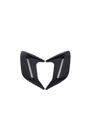Microcase Universal Kaput Çamurluk Venti Izgarası Sağ Sol 2 Adet - Al5394 Siyah
