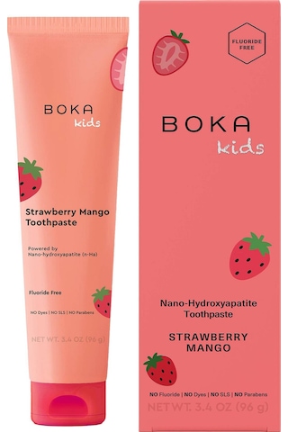 Boka Kids Strawberry Mango N-ha Florürsüz Çocuk Diş Macunu 96gr