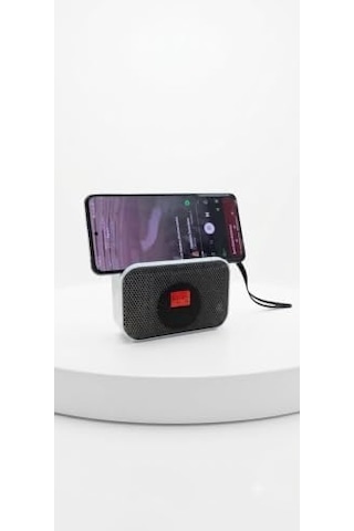 Bluetooth Hoparlör Speaker Led Işıklı Usb Ve Hafıza Kartı Destekli Telefon Standlı Taşınabilir Tam Bir Performans Ürünü Kaybetseniz Üzülmeyeceğiniz k Ürün Ön Panel Mavi
