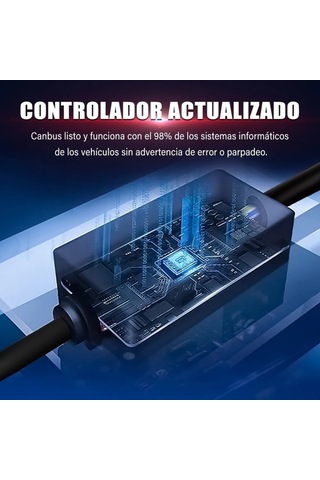 Geeksen H1 Tipi Kırmızı Led Araç Farı - Ultra Parlak, Kesin Işık Deseni Ve Uzun Ömürlü Sürücü Güvenliği Artırıcı