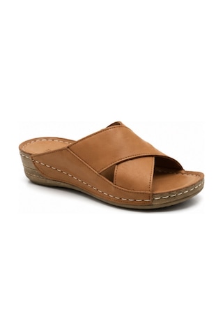 N Napa Shoe Np.312.taba Deri Terlik