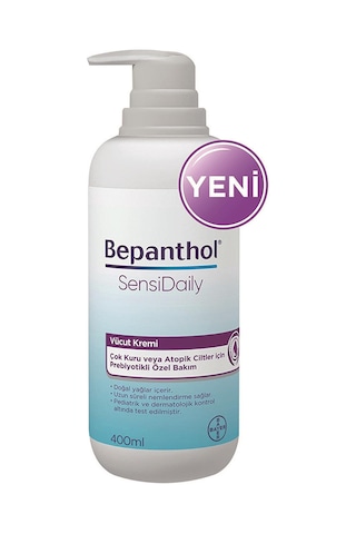 Bepanthol Sensidaily Pompalı Vücut Kremi 400 ML + Bepanjel Yara İ