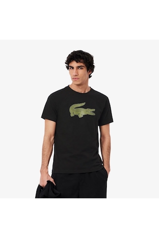 Lacoste Th2042 Erkek Tişört Siyah