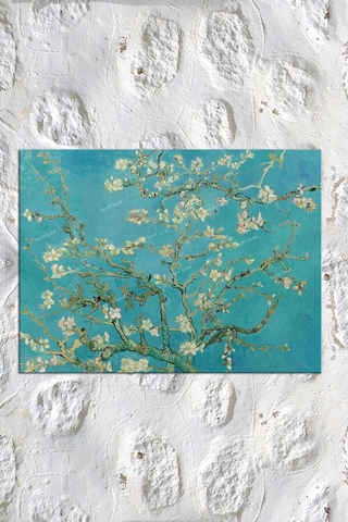 Vincent Van Gogh Çiçek Açan Badem Ağacı Dev Boyut Kanvas Tablo