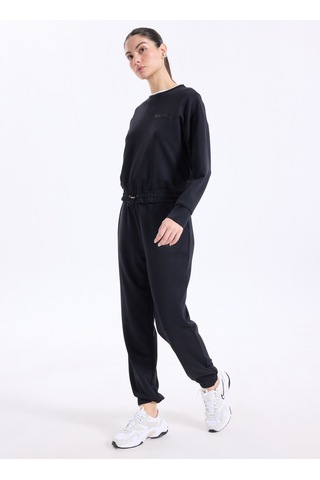 Mustang Siyah Kadın Modal Karışımlı Sweatshirt M4wl-swt-1013