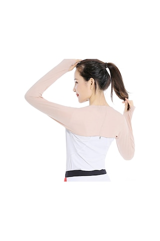 Padalink Golf Ve Bisiklet İçin Güneşten Koruyucu Tek Parça Omuzlu Kolenik - Nane Yeşili, Siyah, Ten Rengi 3 Adet