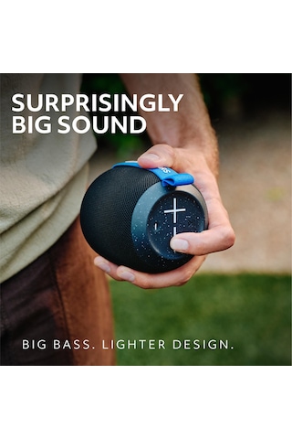 Ultimate Ears Wonderboom Play Taşınabilir Su Geçirmez Bluetooth Hoparlör Siyah