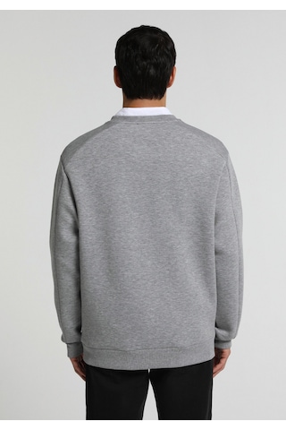 Colin's Colins Relaxed Fit Yuvarlak Yaka Düz Erkek Gri Sweatshirt Cl1081230 Q1.v2 Mga Gri Melanj