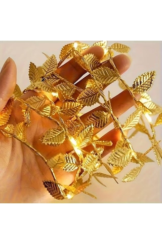 3 Metre Yaldızlı Gold Led Işık Çok Renkli