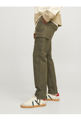 Jack & Jones Erkek Pamuklu Kargo Pantolon - Kane - 12258150 Yeşil