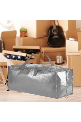Trendooze Profesyonel Yurt Hizmeti İçin Dayanıklı Taşınma Çantası Gümüş Renk Gümüş