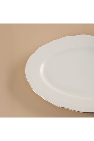 Aryıldız Tiffany Kayık Tabak 30 Cm Çok Renkli