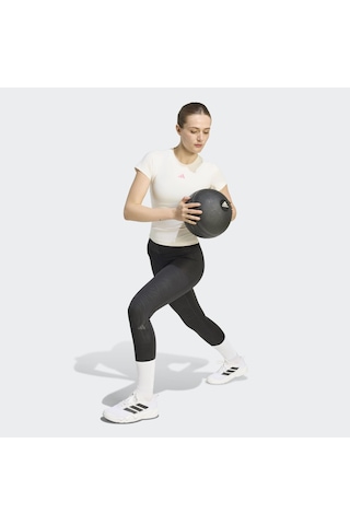 Adidas Studio Baby Kadın Beyaz Tişört Ky1911