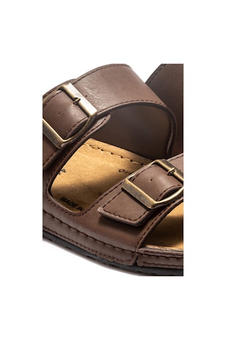 Twigy Olive Erkek Terlik Kahverengi 40/45 Kahverengi
