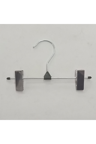 Ağırsoy 10 Adet Nikel Kaplama Mandallı, Galvaniz Teli, Etek Pantolon Askısı 20 Cm