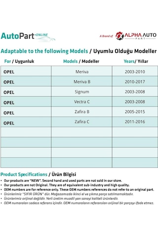 Opel İçin Bagaj Ve Kapı Eşik Klipsi- 50 Adet