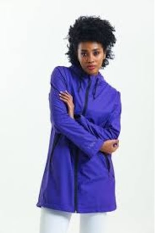 T Rain Pu Raincoat Xl Beden Mor Kadın Yağmurluk Mint