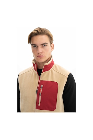 Arma Erkek Kışlık Softech Polar Relax Fit Tam Fermuar Yandan Cepli Baskısız Yelek K26424674101 Bej