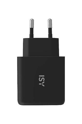 ISY IWC-0003 45 W 2XUSB C WT Güç Adaptörü Siyah