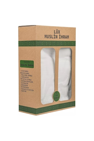 Premium Müslin Kumaş İhram Beyaz