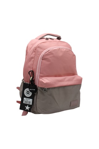 Pudra Vizon Unisex Okul Çantası Su Geçirmez Kumaş Unisex Okul Sırt Çantası 2200 Pembe