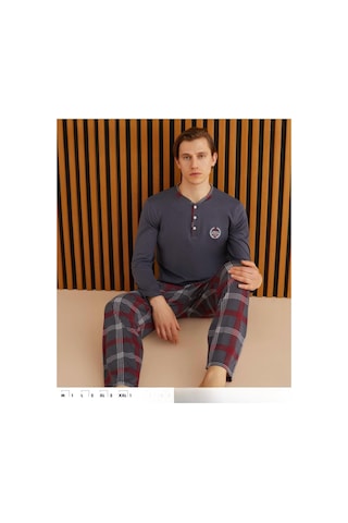Pijamoni Erkek Süprem Uzun Kol İnce Pijama Takımı 6300 / 11 - 1 Adet 001