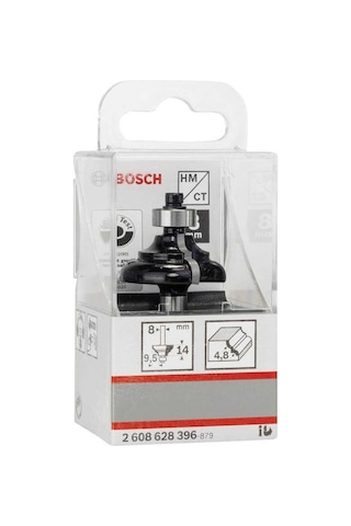 Bosch Standard Seri Ahşap İçin Çift Oluklu Sert Metal Kenar Biçimlendirme Frezesi 8*9,5*57 mm-2608628396