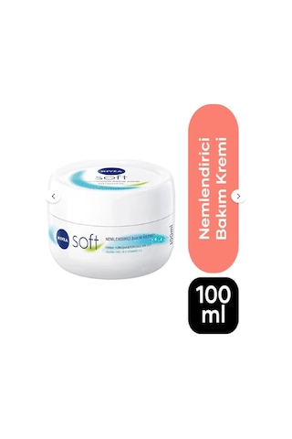 Soft Canlandırıcı Nemlendirici Bakım Kremi 100 Ml Yüz Vücut El X 3 Adet