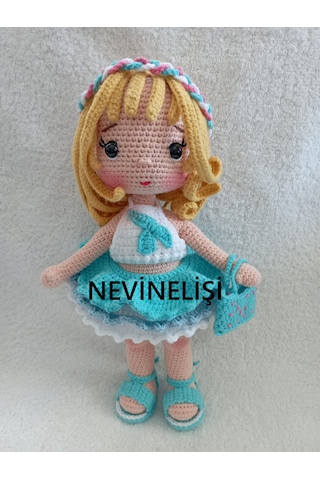 Amigurumi Yosun Bebek Çok Renkli