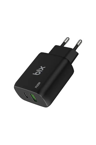 Bix ZH-2U41T 25 W USB-A Type-C PD 3.0 Hızlı Şarj Adaptörü Siyah