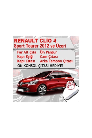 Renault Clio 4 Sport Tourer Avantajlı Krom Set 6 Ürün 2012 Üzeri N11.1993