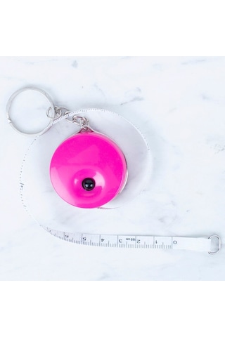 Büro Ev Ofis İçin 1,5mt Ölçer Fuşya Şerit Metre Otomatik Mezura Diğer