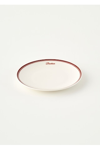 Bella Maison Bonheur Porselen Pasta Tabağı Bordo 21 Cm Bordo