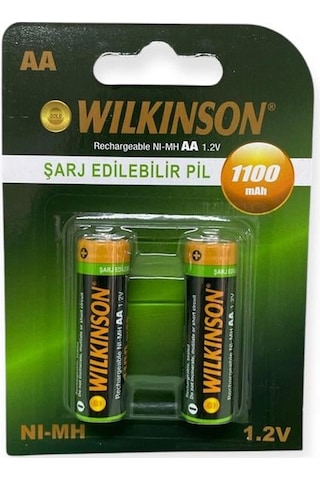 Wilkinson Şarjlı Kalem 1100 Mah Aa 2'li Pil
