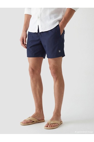 Lcw Swımwear Lacivert Kısa Boy Erkek Yüzme Şort
