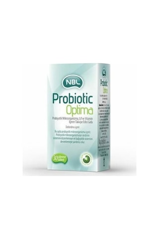 Nbl Nbl Probiotic Optima 30 Çiğneme Tableti