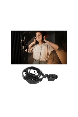 Kosona Akg C2000/c3000/c4000/c214/c314/c414 Mikrofonları İçin Abs Materyalden Hafif Ve Dayanıklı Sarsıntı Emici Montaj Aparatı