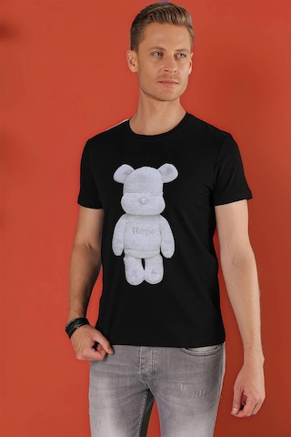 Efor Ts 855 Siyah Spor T-shirt Siyah