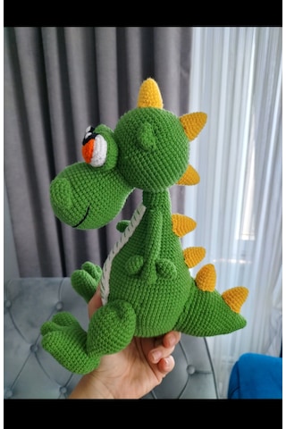Dukakidstoys Yeşil Ejderha Dragon Dinazor Oyuncak Hediyelik