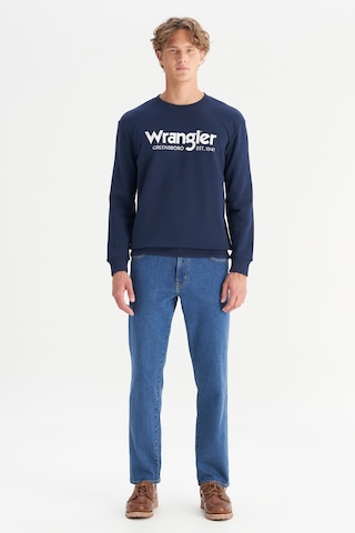 Wrangler Texas Pamuklu Straight Fit Cepli Esnek Jean Kot Denim Pantolon Mavi