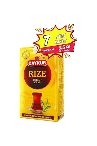 Rize Turist Dökme Çay 500 Gr. Yedili Paket