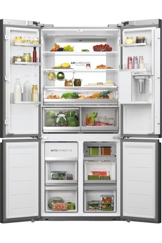 Haier HCW7819EHMP 536 LT Gardırop Tipi No Frost Buzdolabı