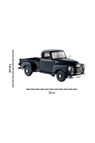 Maisto Lisanslı 1950 Chevrolet 3100 Pickup Kapıları Açılan - 1:25 Ölçekli Metal Oyuncak Model Araba
