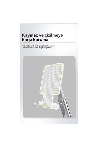 Pazly Katlanır Teleskopik Masasüpembe Cep Telefonu Standı 1 Adet 1 Adet